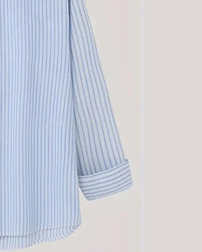 Lines Print Long Sleeve Shirt For Men