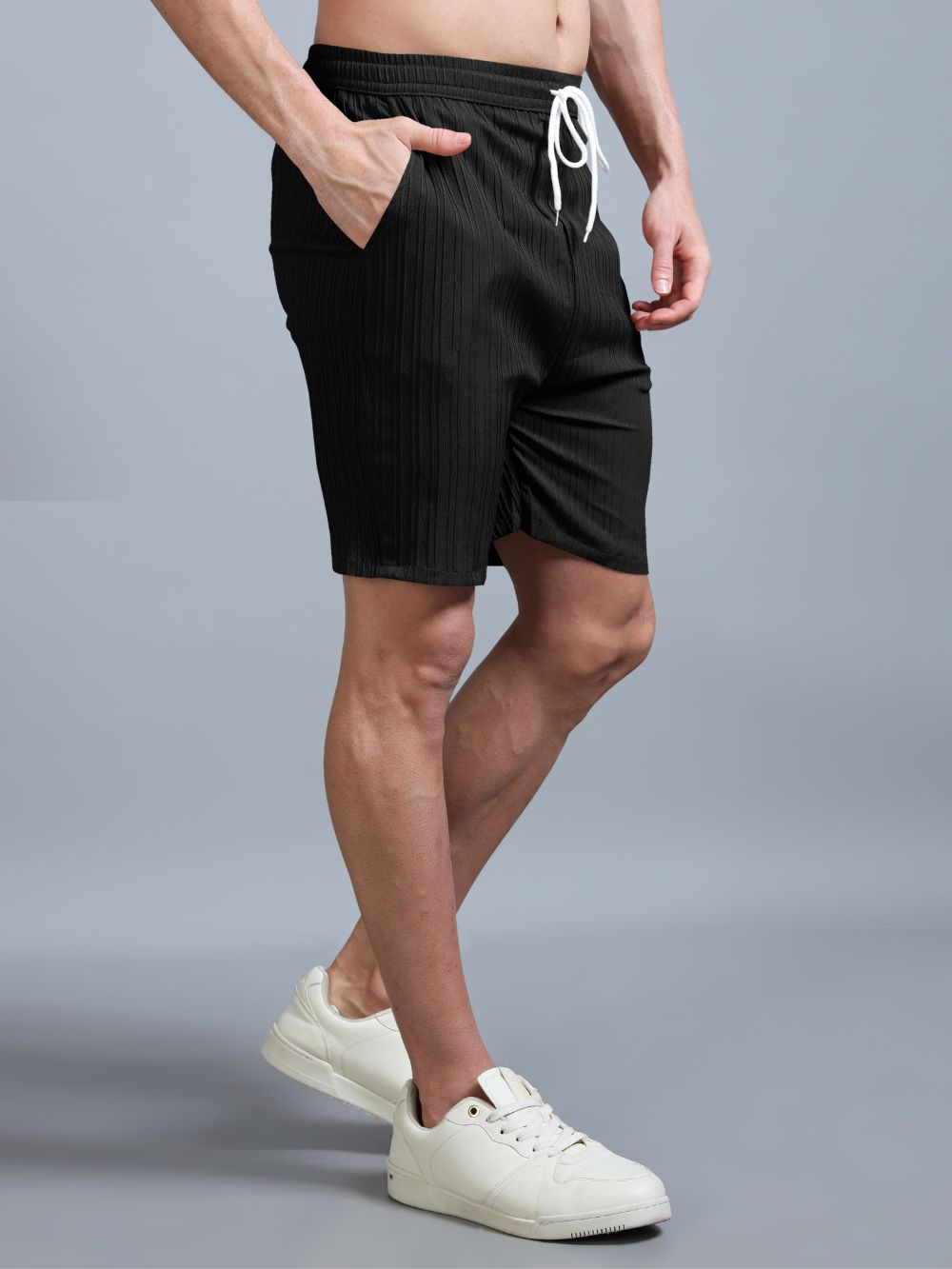 Blackout Co-ord Set shorts side view