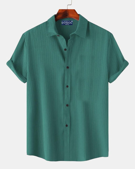 Men's Teal Pinstripe Shirt