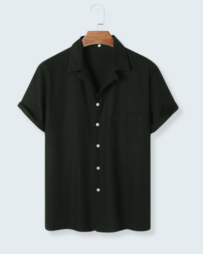 Pack of 2 Black and White Cotton Shirts