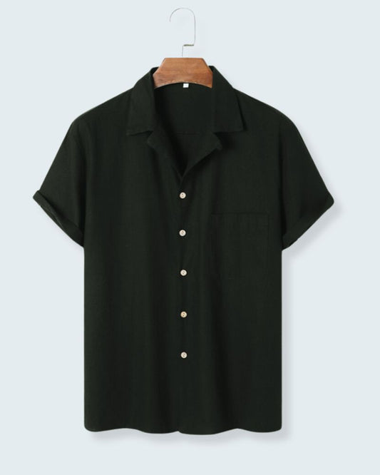 Eclipse Black Luxe Cotton Shirt