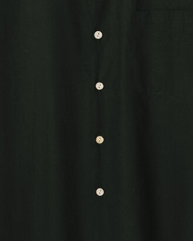 Eclipse Black Luxe Cotton Shirt