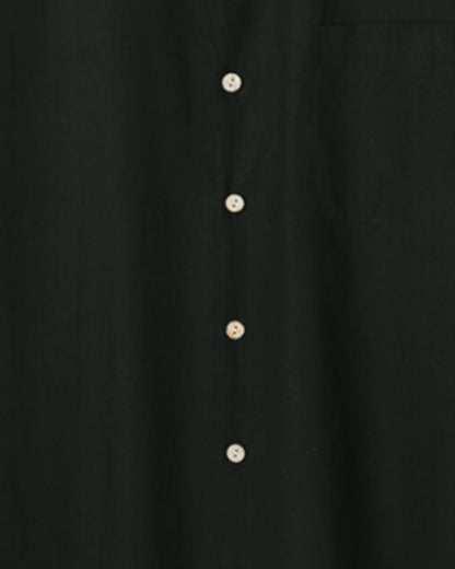 Eclipse Black Luxe Cotton Shirt